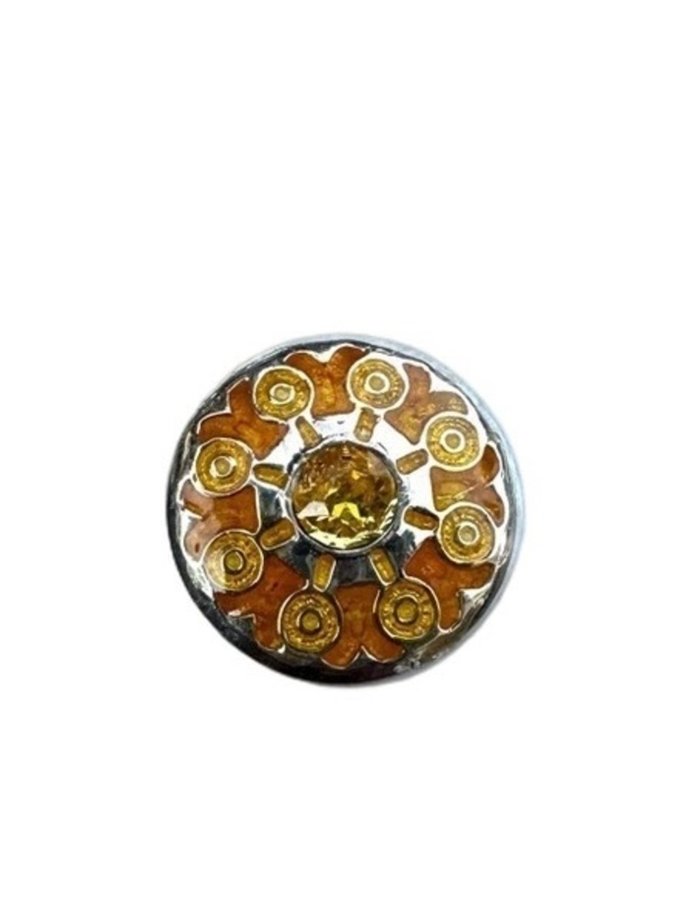 Kameleon Jewel Pop Golden Gala Swarovski Enamel Sterling 925 KJP284